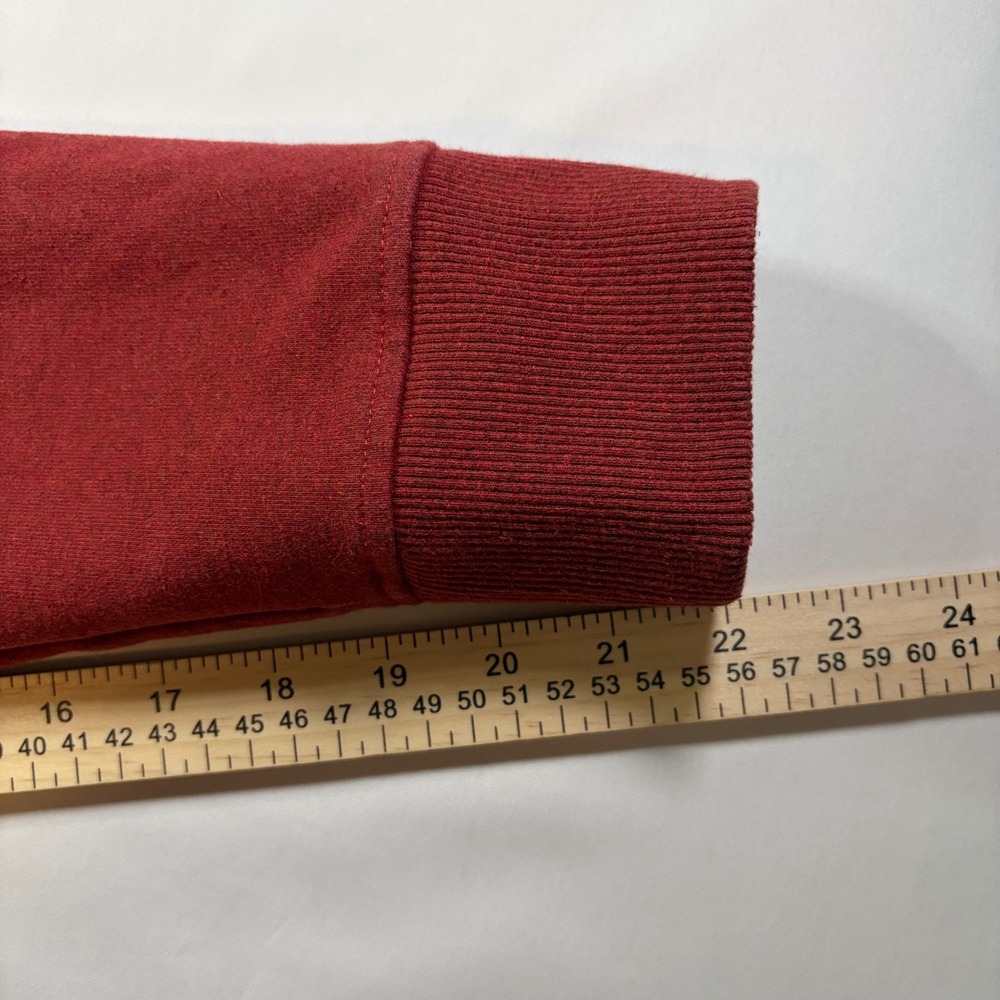 Patagonia Mountain Graphic Uprisal Hoodie Small Red Sunset Stripe Gorpcore V - Picture 10 of 12
